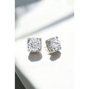 Kate Spade New York Small Square Studs Earrings Silver